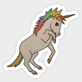 Rainbow Unicorn Pony Sticker